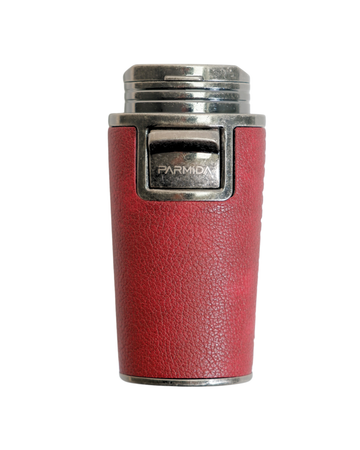 Parmida Bordo Çift Torch Deri Kaplama Puro Çakmak PCM0989