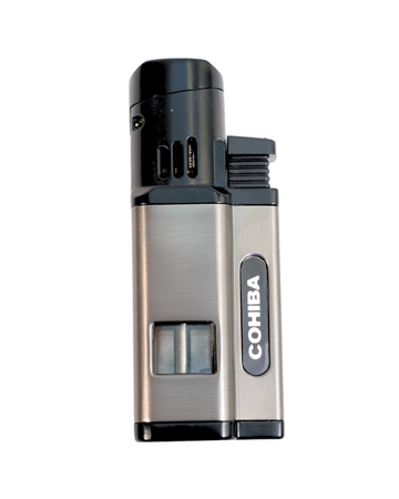 Cohiba Gunmetal Üç Torch Delicili Puro Çakmak CCM0812