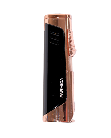 Parmida Siyah-Rose Gold 3 Torch Delicili Puro Çakmak PCM0916