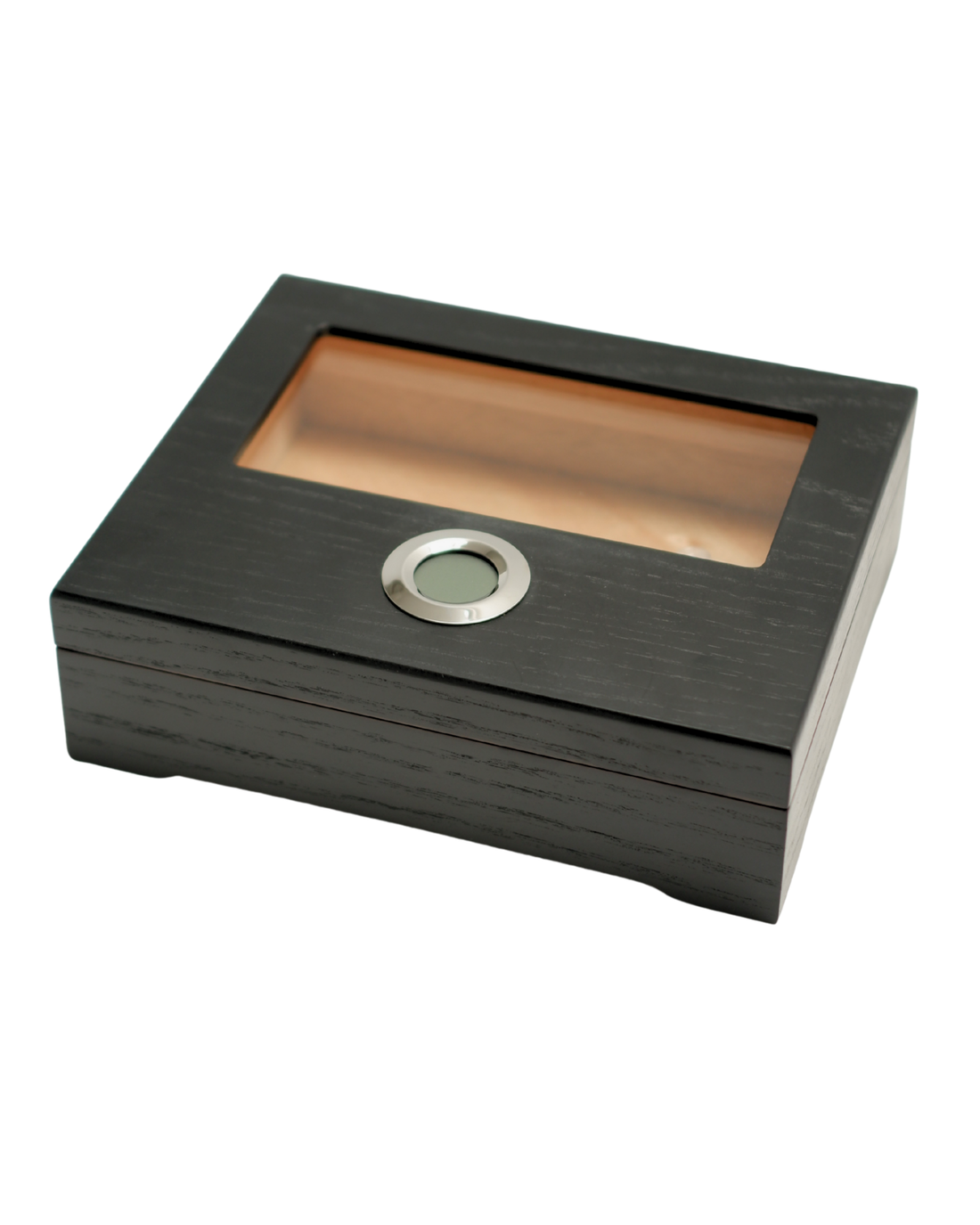 Parmida Siyah Puro Saklama Kutusu Nemlendirici Premium Humidor PHUM0263