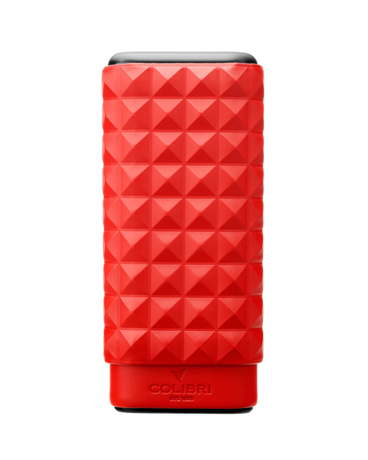 Colibri Quasar Kırmızı Sedir İç Kaplamalı Taşınabilir Seyahat Puro Kılıfı CPK096