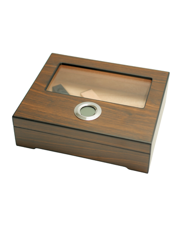 Parmida Kahve Puro Saklama Kutusu Nemlendirici Premium Humidor PHUM0264