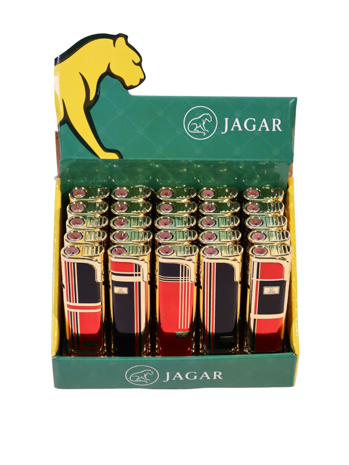 Jagar 25'li Paket Çakmak 5 Renk Çakmak JCM011