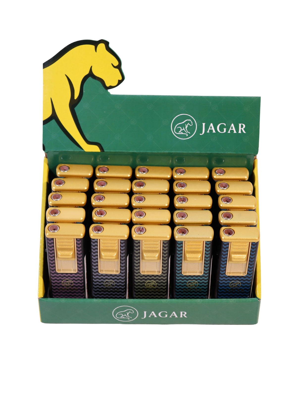 Jagar 25'li Paket Çakmak 5 Renk Çakmak JCM008