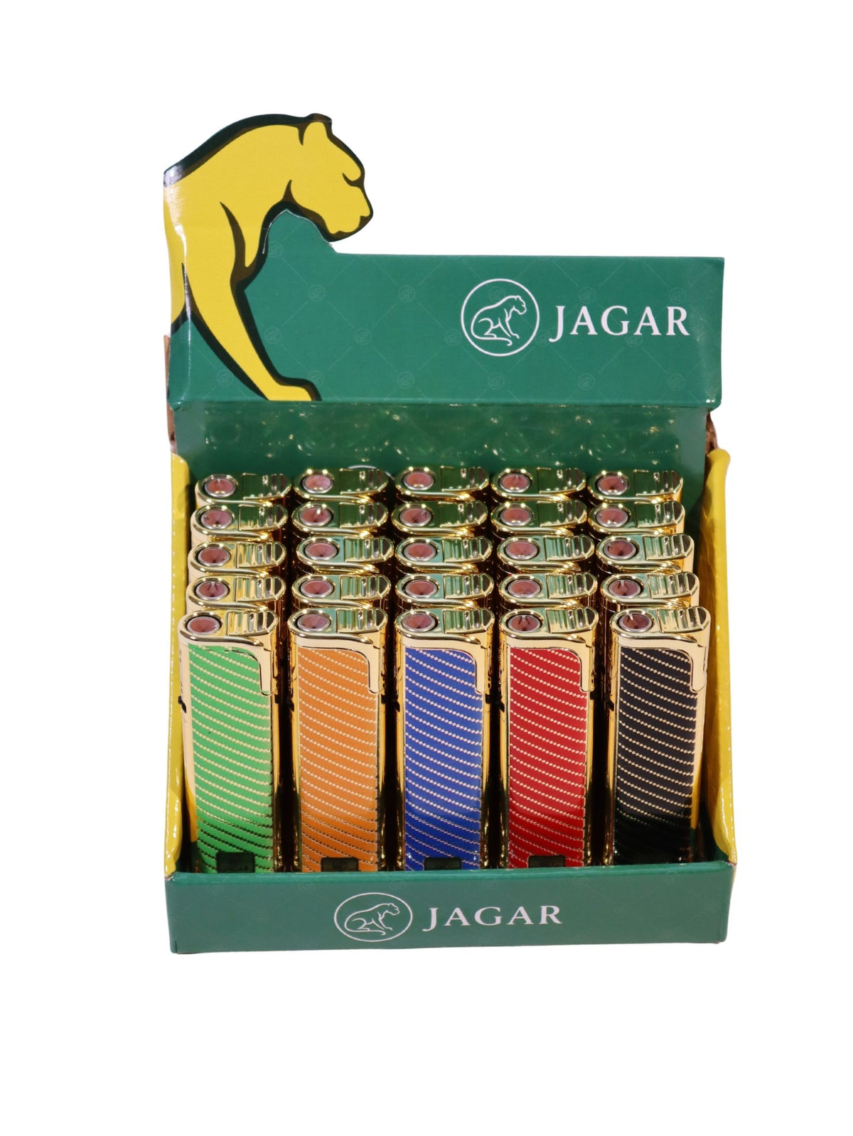 Jagar 25'li Paket Çakmak 5 Renk Çakmak JCM014
