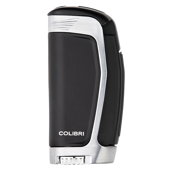 Colibri E3 Siyah-Silver 2 Torch Jet Alev Puro Çakmak LI235T2
