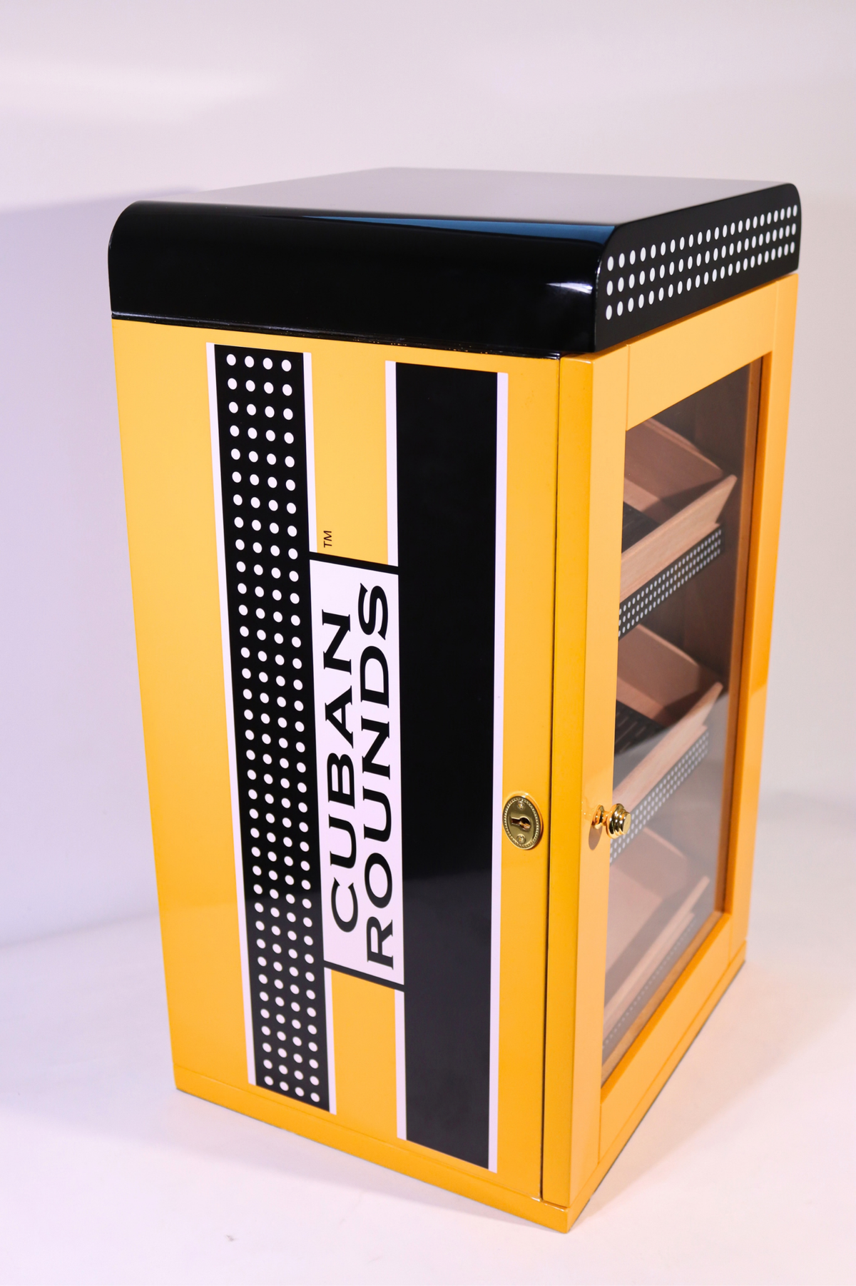 Parmida 3 Çekmeceli Humidor Puro Saklama Kutusu PHUM0248 – detay görünümü