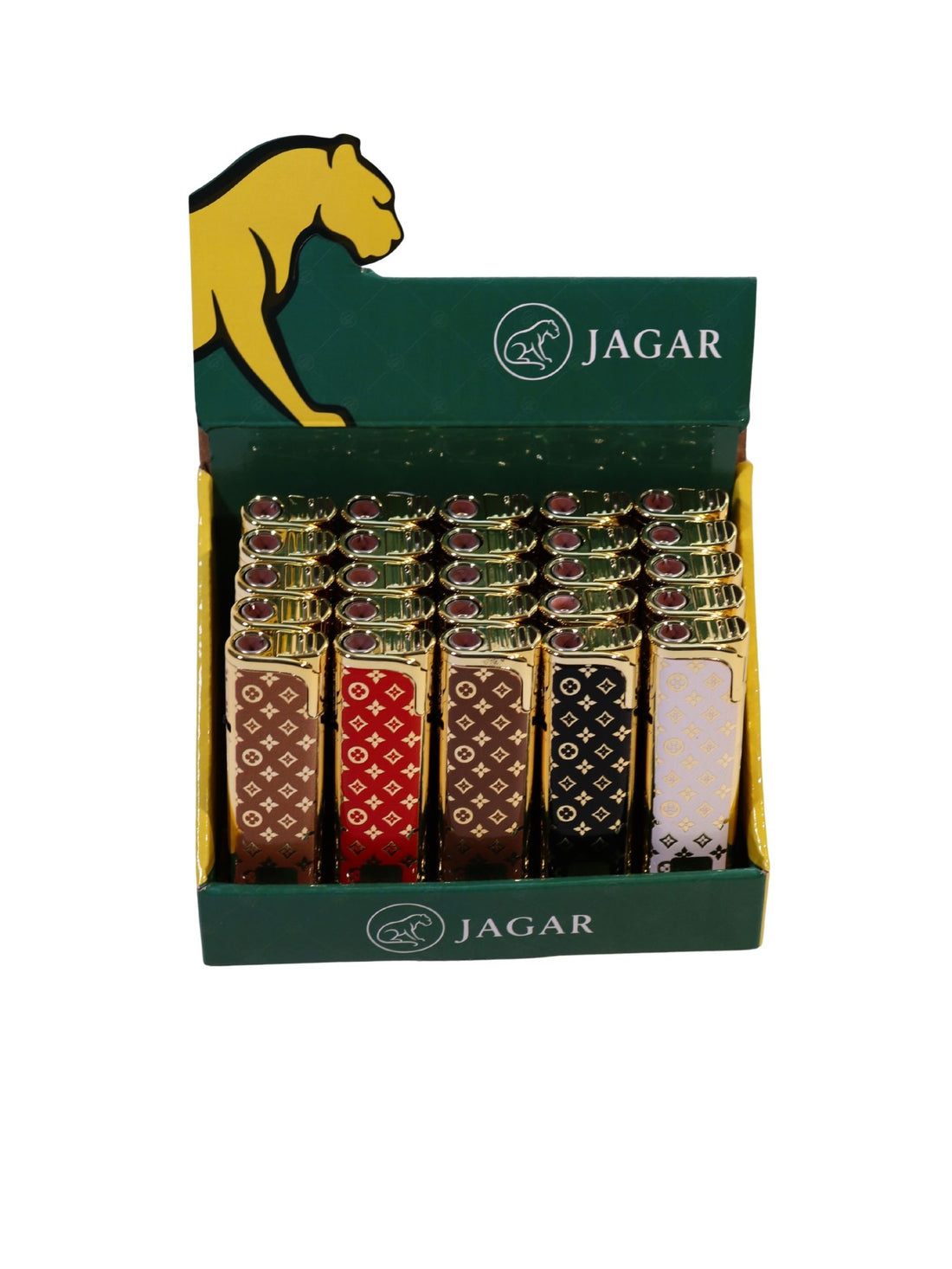 Jagar 25'li Paket Çakmak 5 Renk Çakmak JCM012