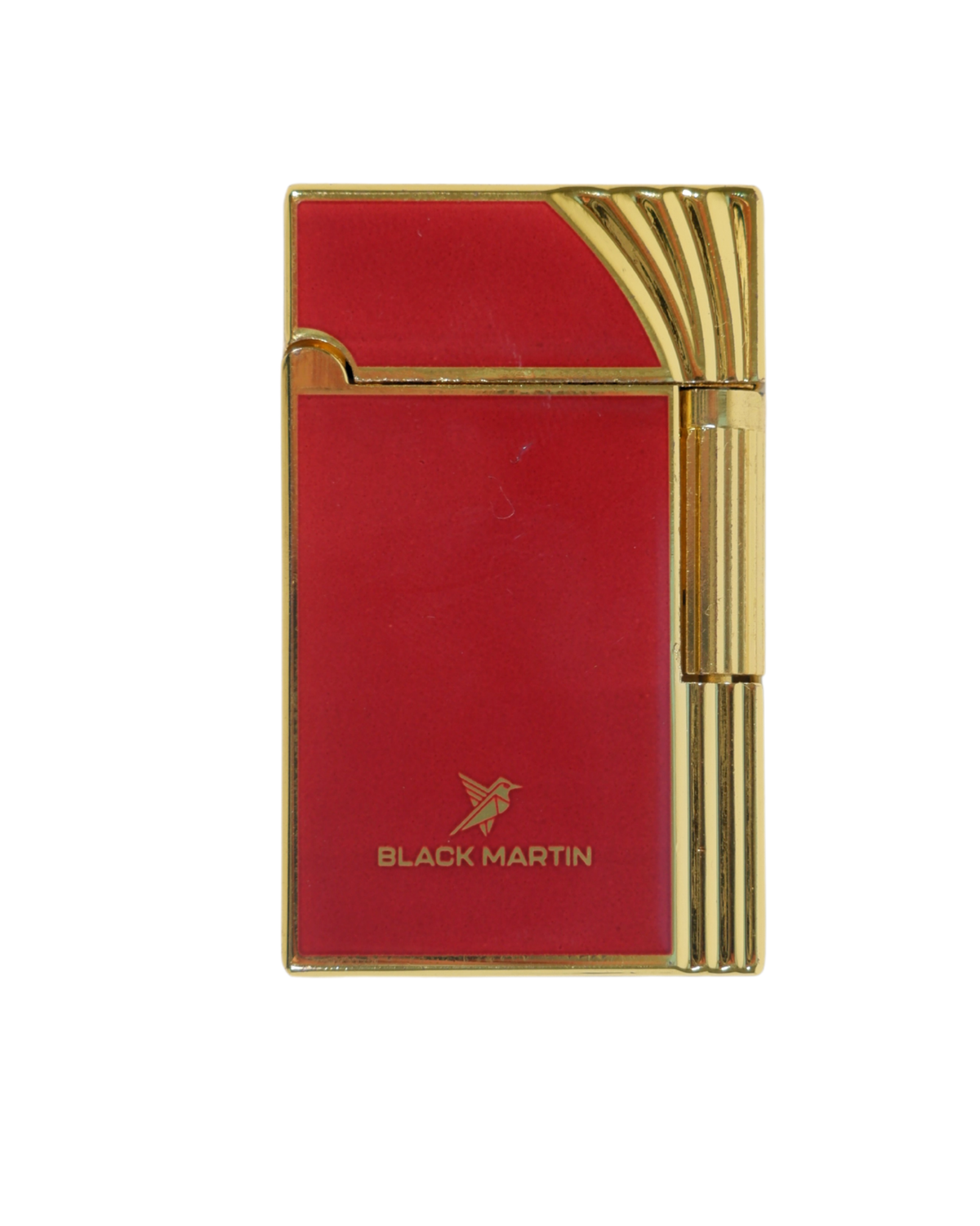 Black Martin Soft Flame Çakmak Bordo-Gold BM444