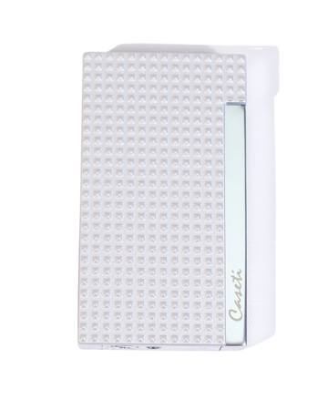 Caseti Gümüş 3D Tasarımlı Perde Alev Tek Torch Puro Çakmağı CA-555(14)