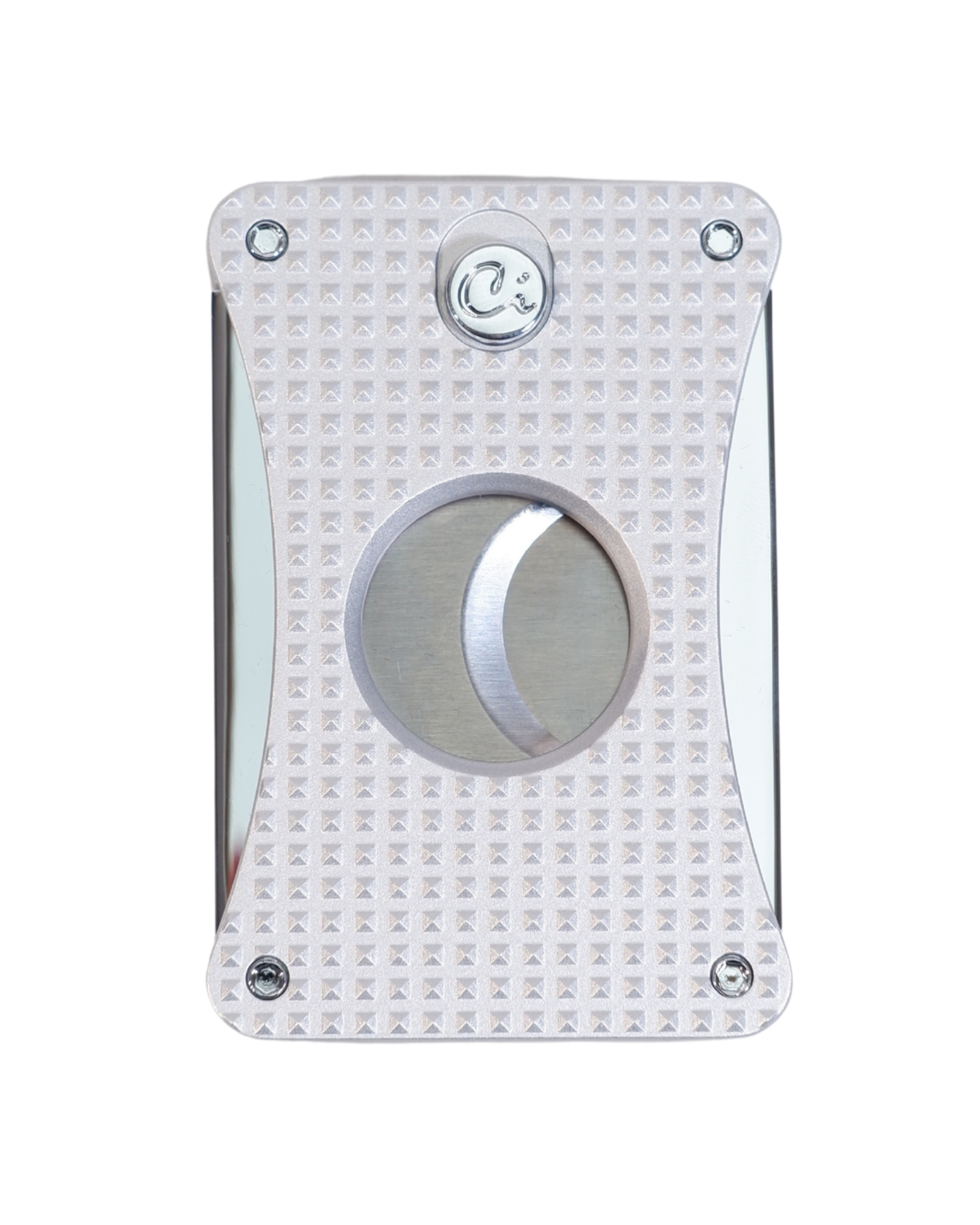 Caseti Gümüş 3D Tasarımlı Giyotin Puro Makası S Cut CA576(14)