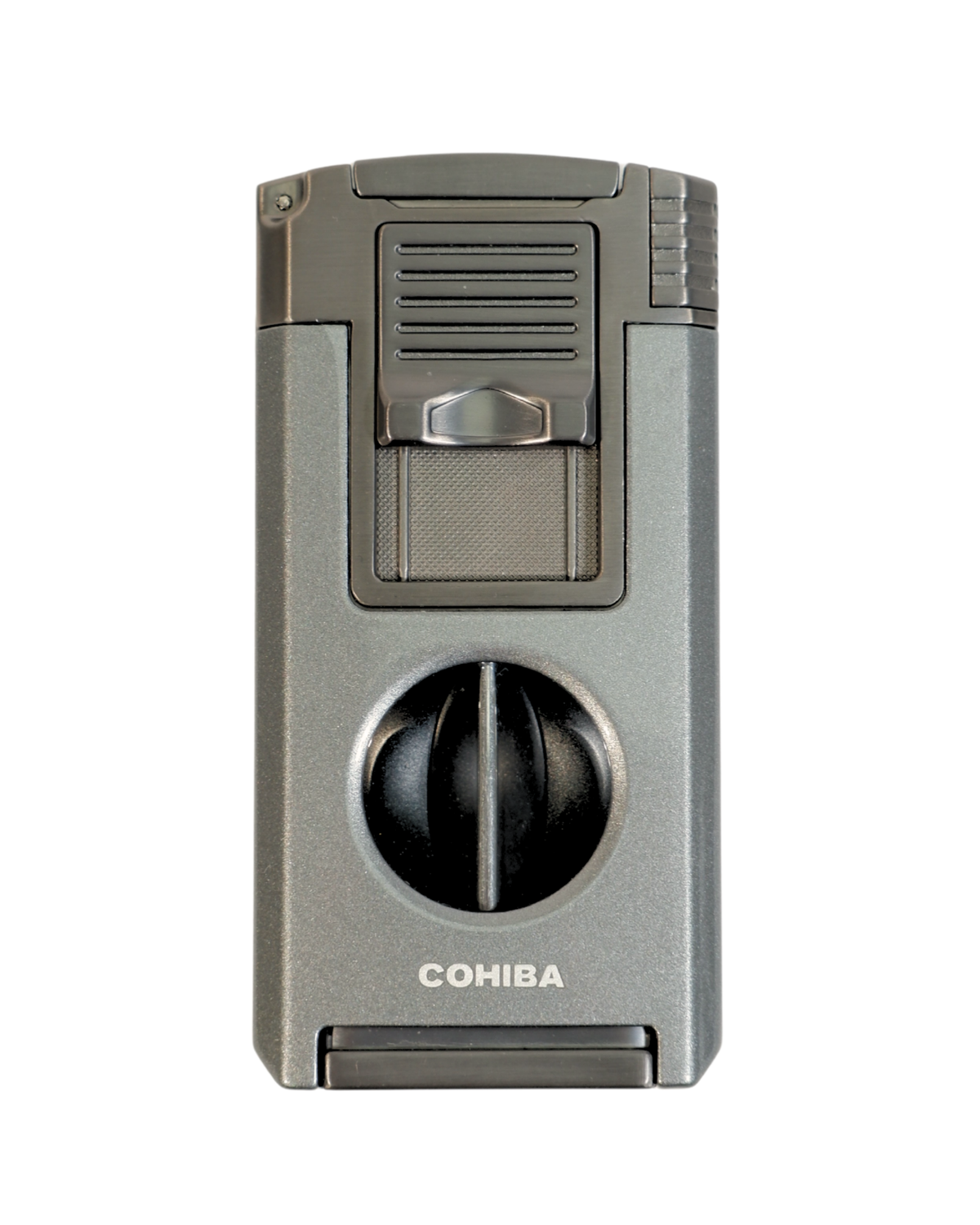 Cohiba Gri Dört Fonksiyonlu Çift Torch Puro Çakmak CCM0844