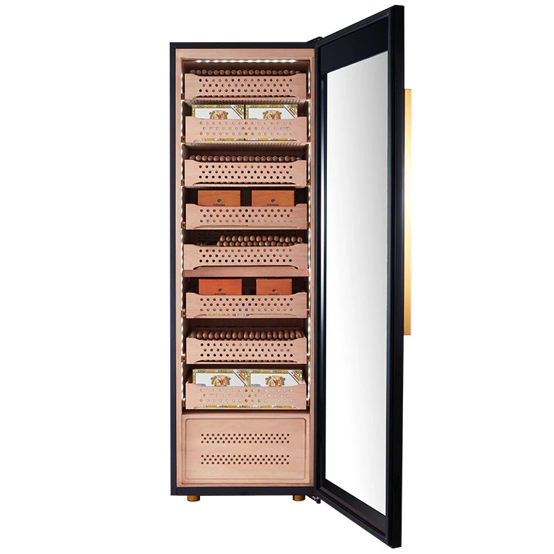 Afidano B8 Elektronik Nemlendirici & Soğutmalı Puro Dolabı & Humidor – farklı açıdan görünüm