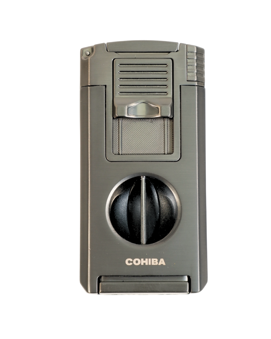 Cohiba Gunmetal Dört Fonksiyonlu Çift Torch Puro Çakmak CCM0843