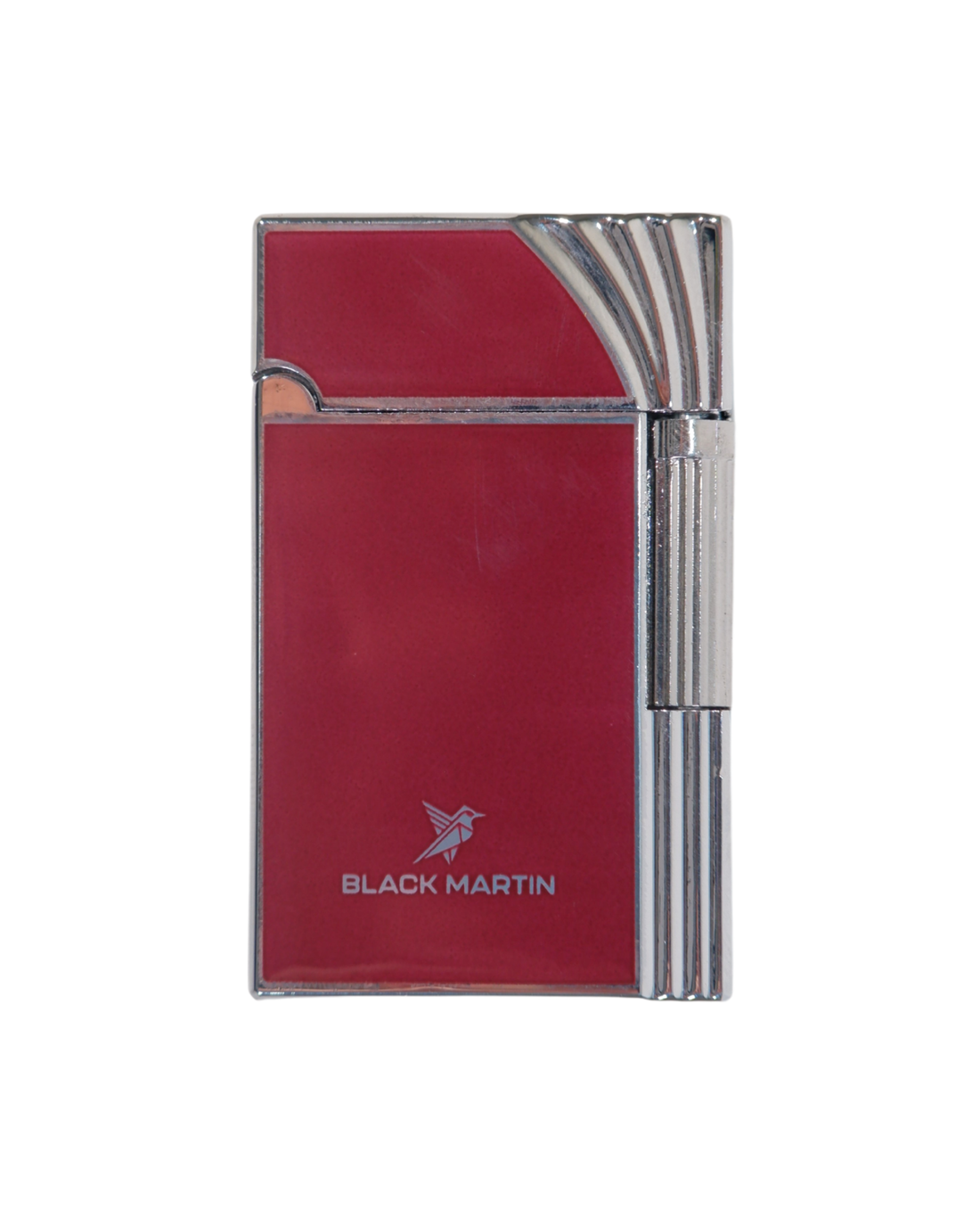 Black Martin Soft Flame Çakmak Bordo-Gümüş BM445