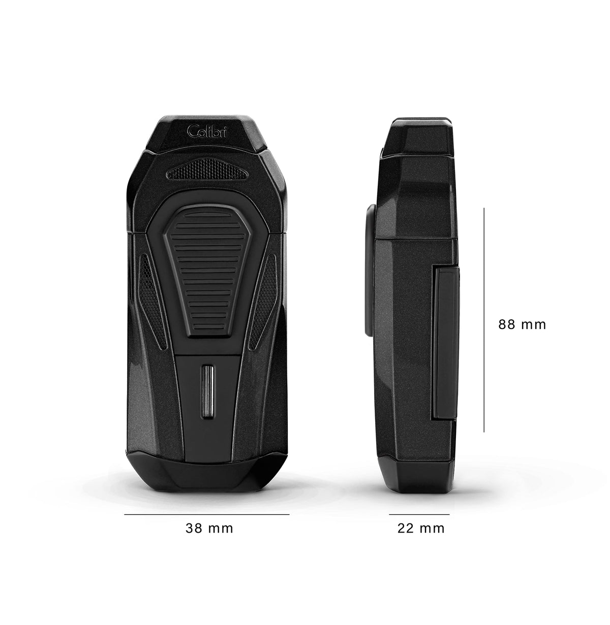 Colibri Boss III Jet Gunmetal 3 Torch Puro Çakmak LI950T6 – yakından görünüm
