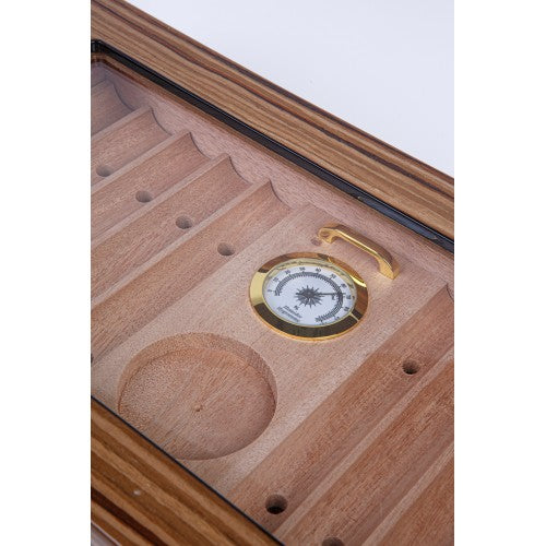 Parmida Humidor Puro Saklama Kutusu Sedir Humidor Nem Kontrollü Şık Tasarım PHUM086 – detay görünümü