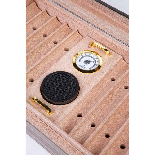 Parmida Humidor Puro Saklama Kutusu Sedir Humidor Nem Kontrollü Şık Tasarım PHUM086 – yakından görünüm