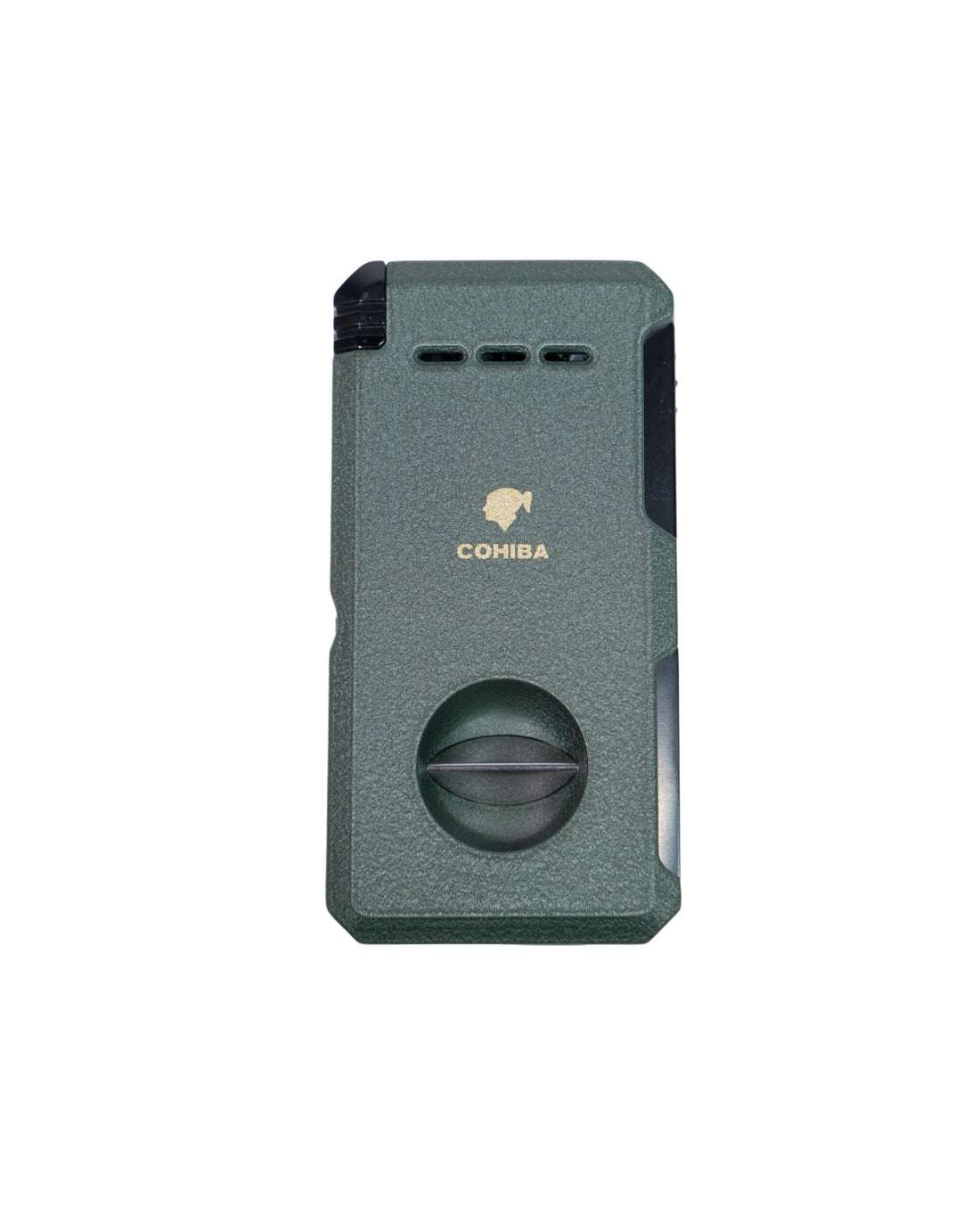 Cohiba V-Cut Makaslı Puro Çakmak Yeşil CCM0673