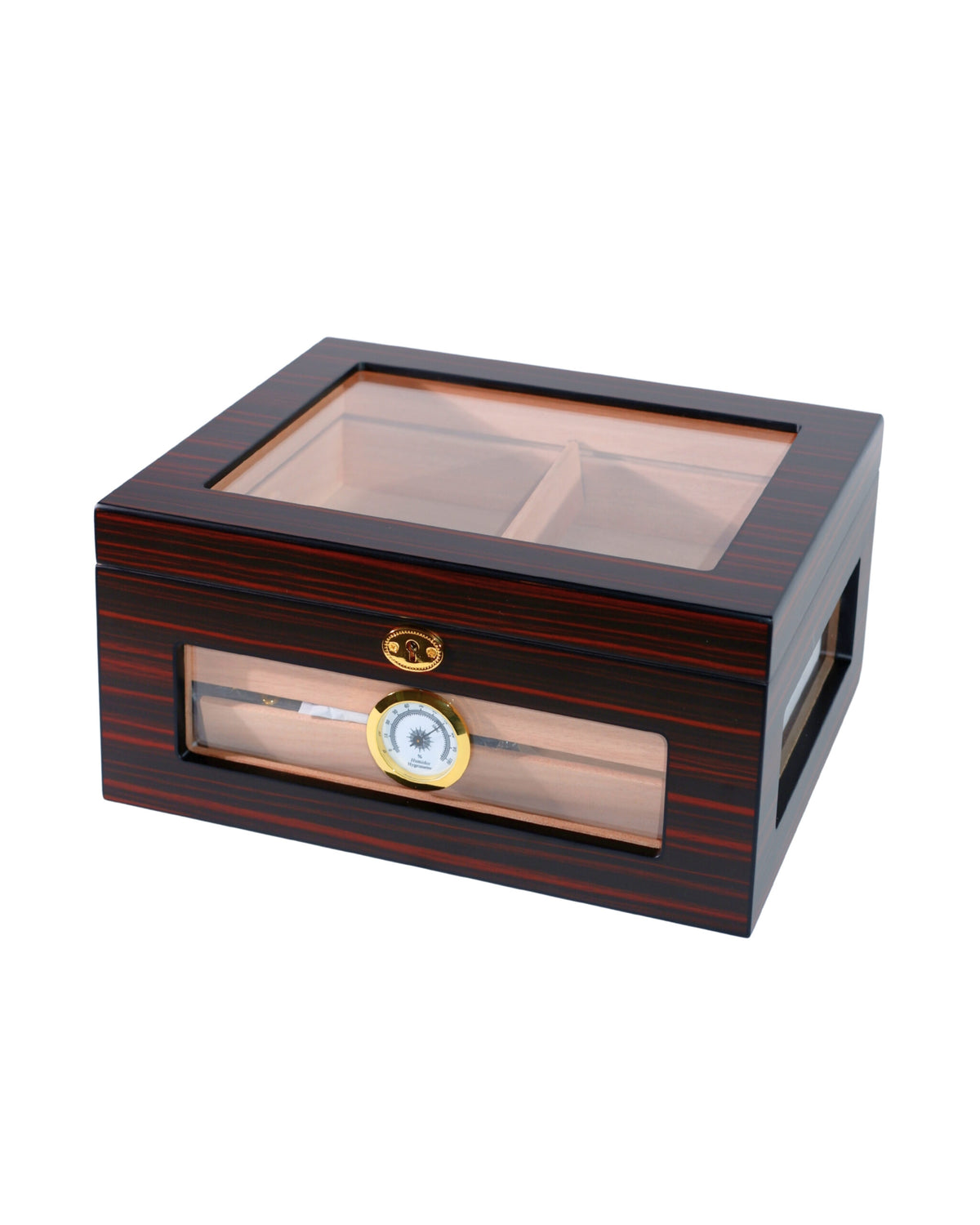 Parmida Kahverengi Sedir Ağacı Nemlendirici Humidor PHUM0218 – farklı açıdan görünüm