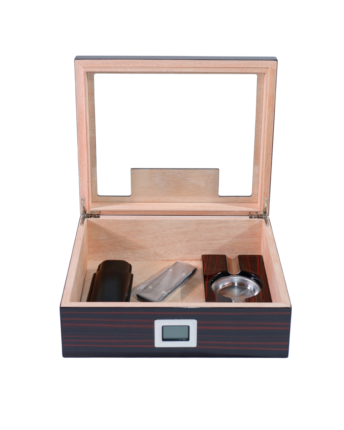 Parmida Kahverengi Setli Sedir Ağacı Nemlendirici Humidor PHUM0211