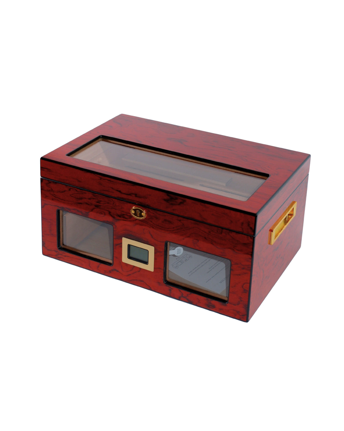 Parmida Mat Vişne Raflı Sedir Ağacı Nemlendirici Humidor PHUM0223 – farklı açıdan görünüm