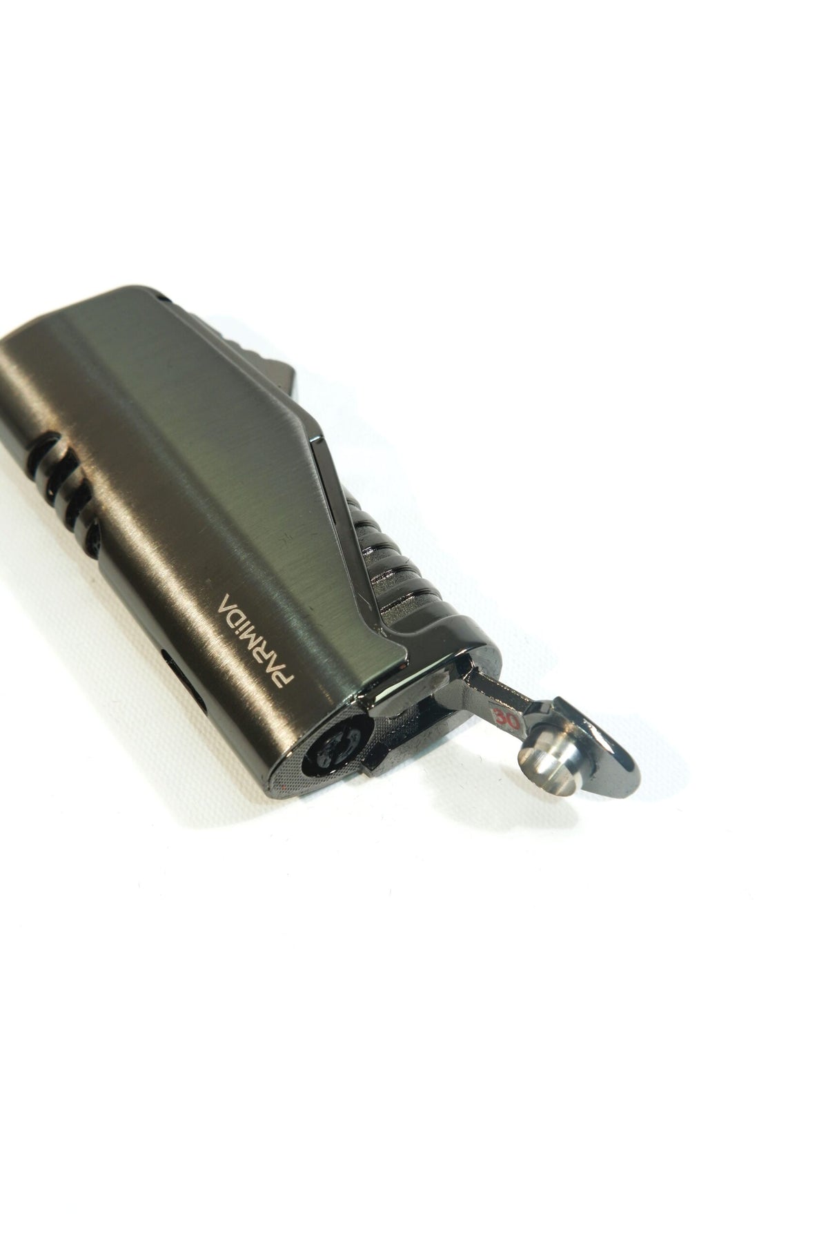 Parmida Gunmetal 3 Torch Delicili Puro Çakmak PCM0924 – yan görünüm