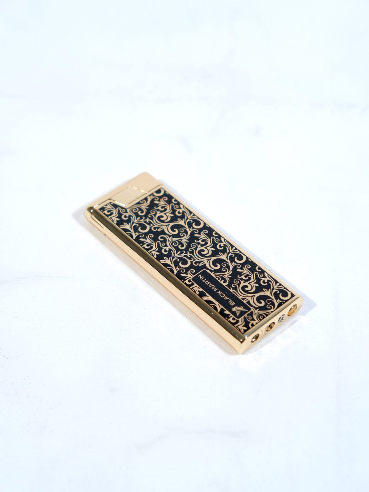 Black Martin Tek Torch Çakmak Siyah-Gold BM473 – farklı açıdan görünüm