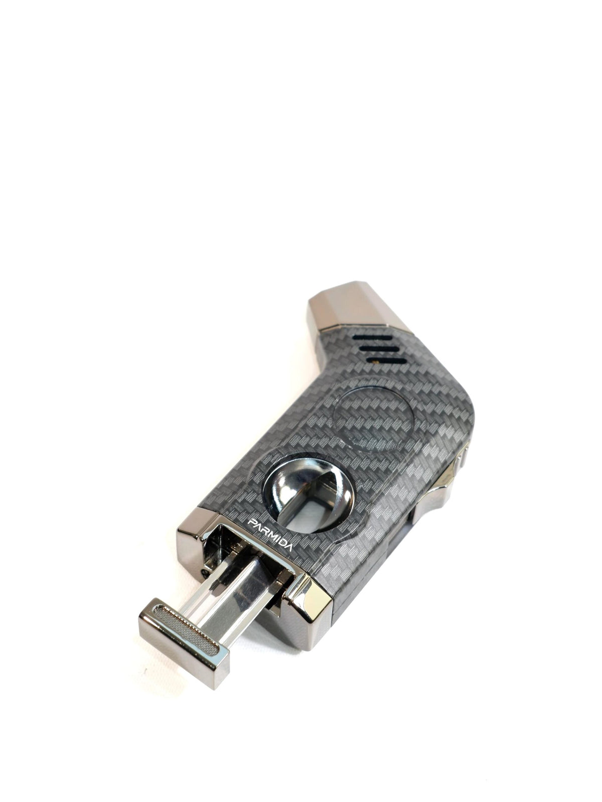 Parmida Karbon V Cut Tek Torch Puro Çakmak PCM0972 – farklı açıdan görünüm