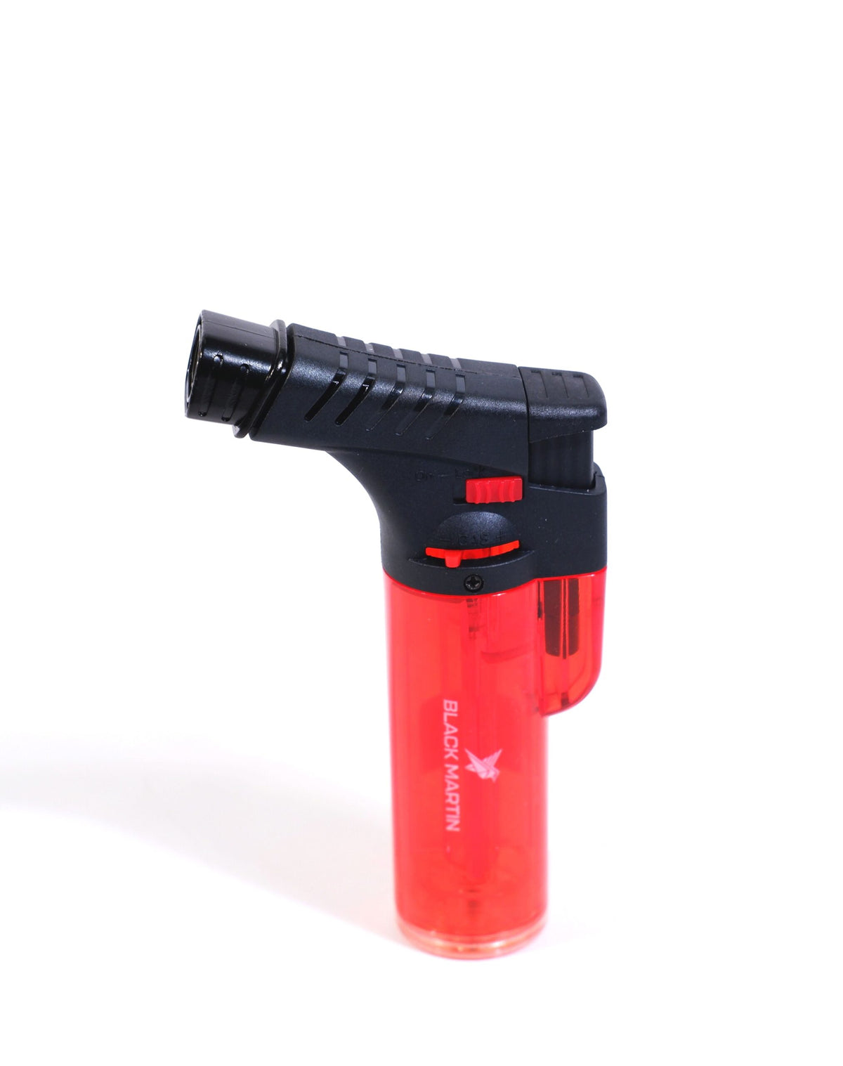 Black Martin Çift Torch Çakmak Kırmızı BM430 – yakından görünüm