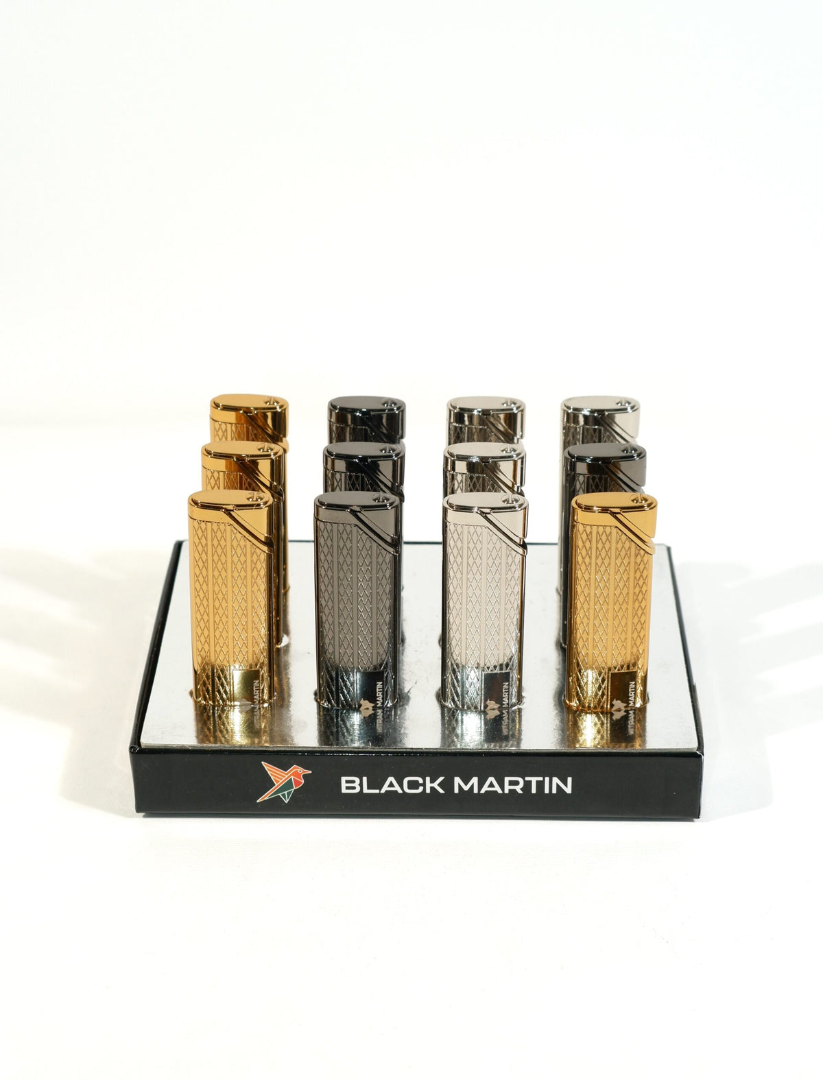 Black Martin Tek Torch Çakmak Antrasit BM454 – yan görünüm