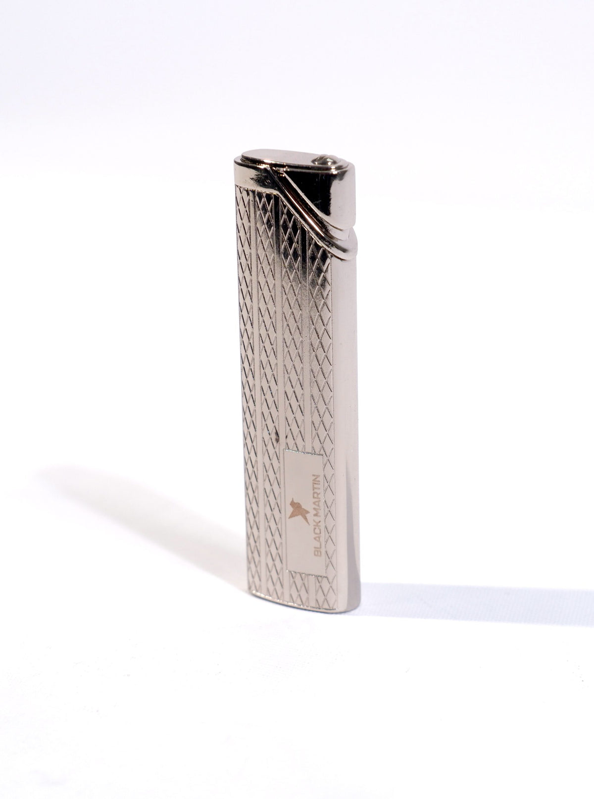 Black Martin Tek Torch Çakmak Gümüş BM456 – detay görünümü