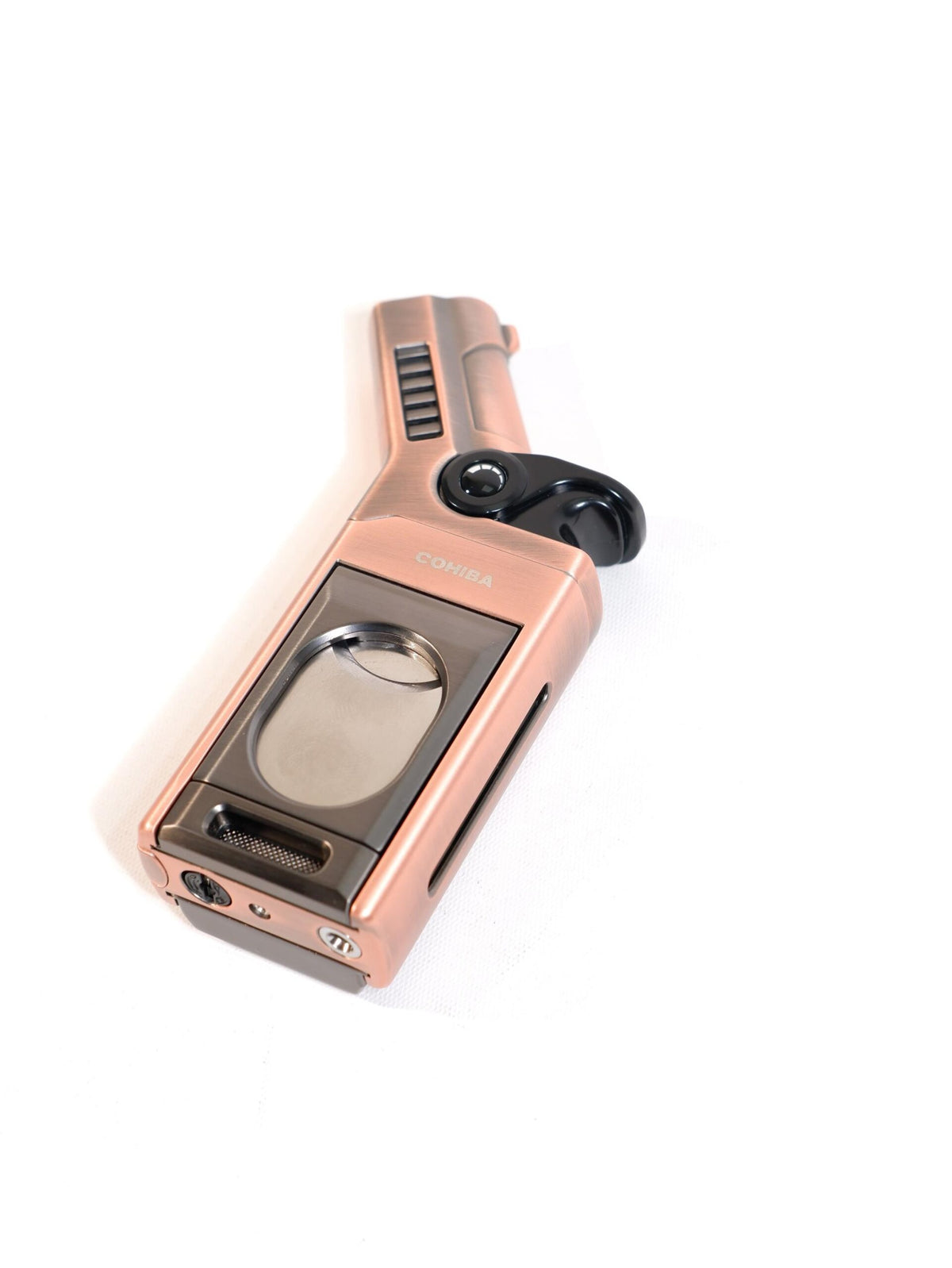 Cohiba Rose Gold 3 Fonksiyonlu Tek Torch Puro Çakmak CCM0805 – farklı açıdan görünüm