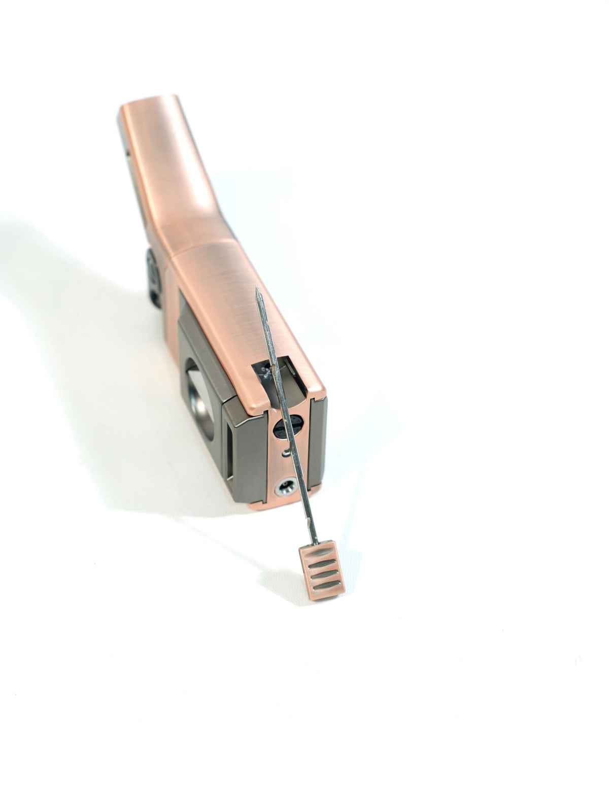 Cohiba Rose Gold 3 Fonksiyonlu Tek Torch Puro Çakmak CCM0805 – detay görünümü