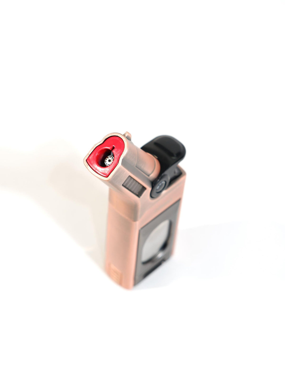 Cohiba Rose Gold 3 Fonksiyonlu Tek Torch Puro Çakmak CCM0805 – yan görünüm
