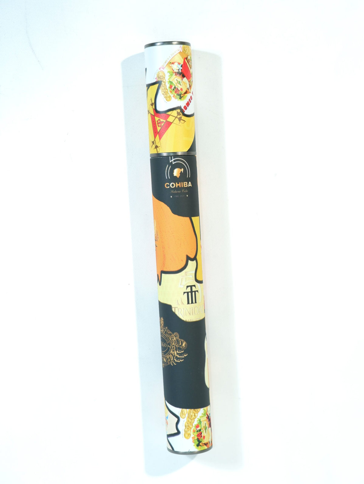 Cohiba 55.Yıl Desenli Çakmak ve Puro Tüpü CCM0796 – genel görünüm
