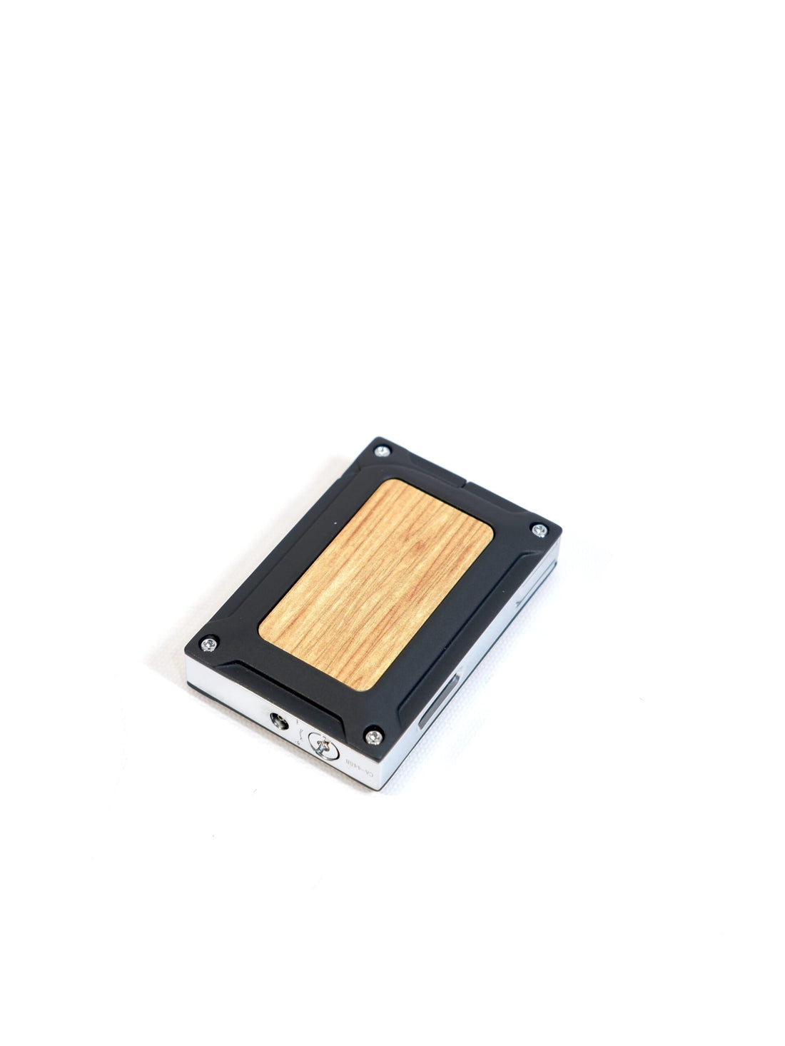 Caseti Siyah Ahşap Desenli Tek Torch Puro Çakmağı CA-445B(1)