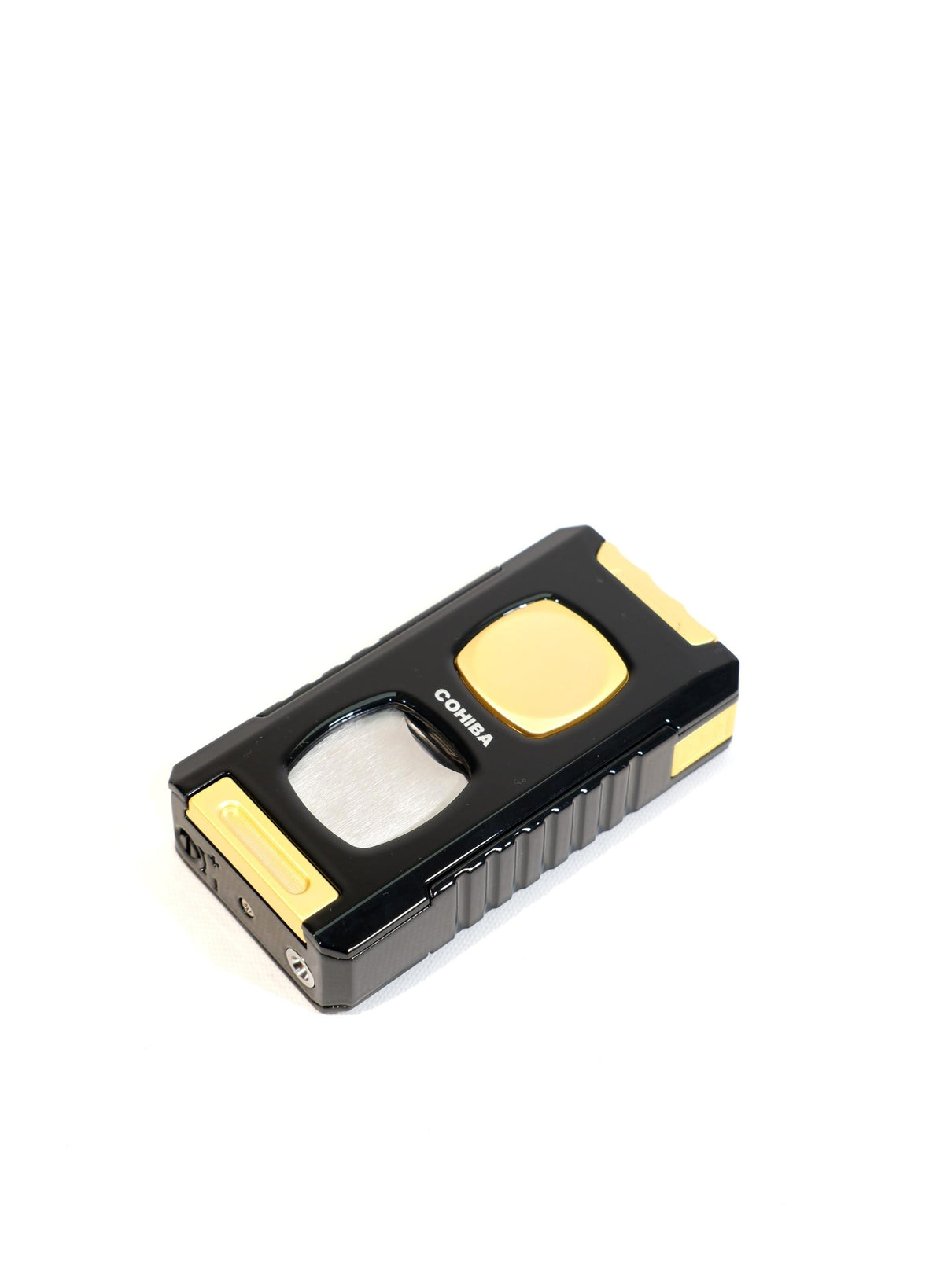 Cohiba Siyah-Gold Çift Torch Full Fonksiyonlu Puro Çakmak CCM0799 – detay görünümü