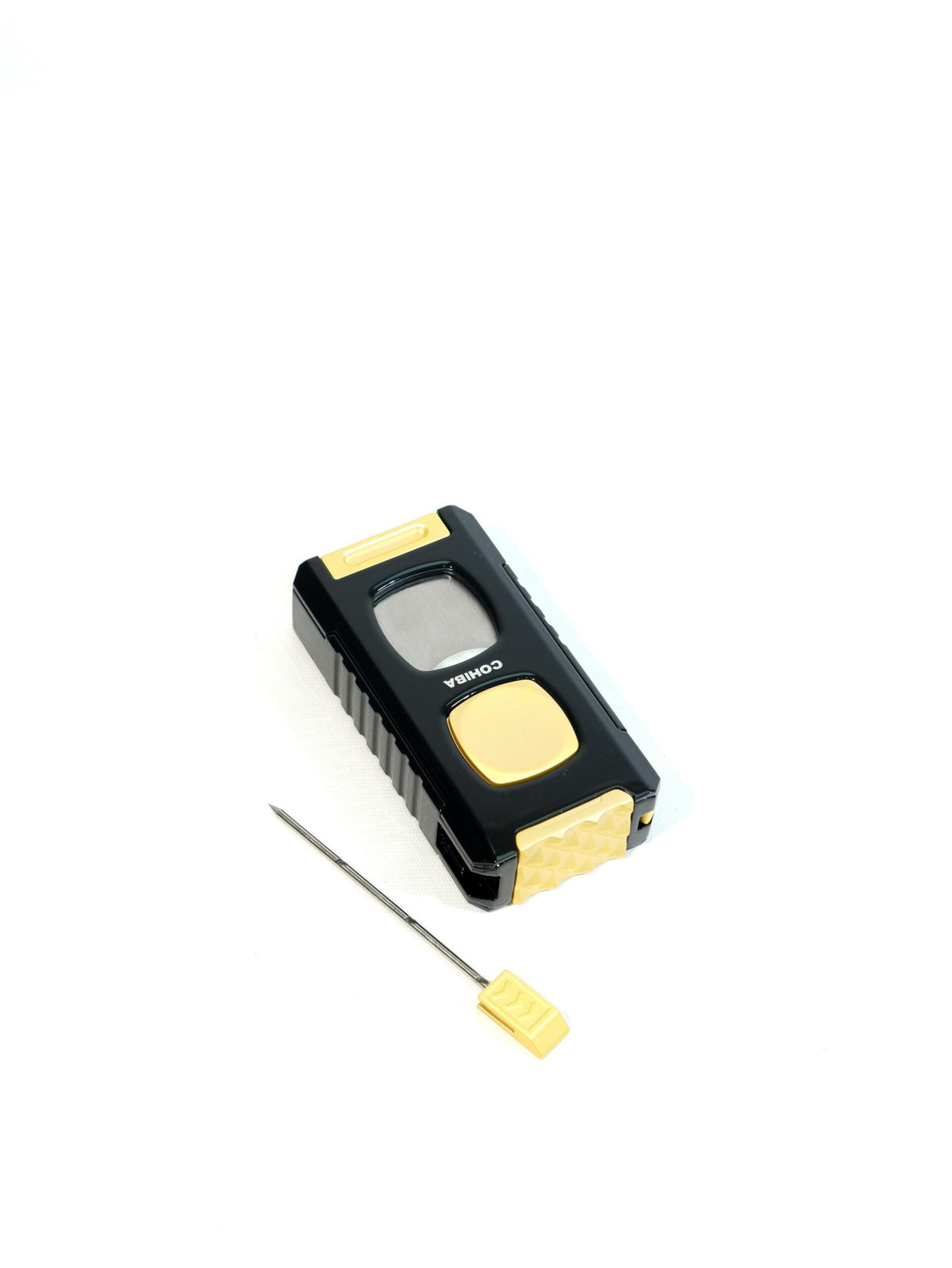 Cohiba Siyah-Gold Çift Torch Full Fonksiyonlu Puro Çakmak CCM0799 – yan görünüm