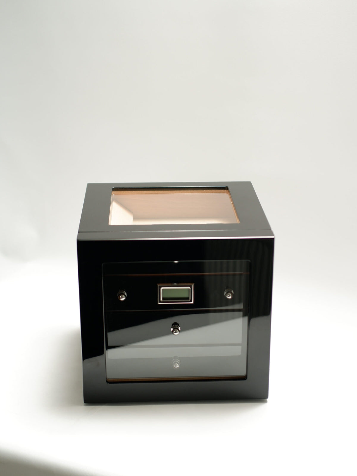 Parmida Siyah Humidor 3 Katlı Puro Saklama Kutusu PHUM0250 – genel görünüm
