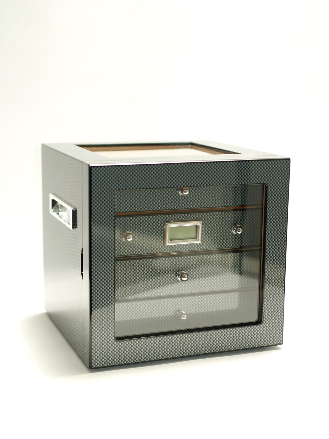 Parmida Karbon Humidor 3 Katlı Puro Saklama Kutusu PHUM0251