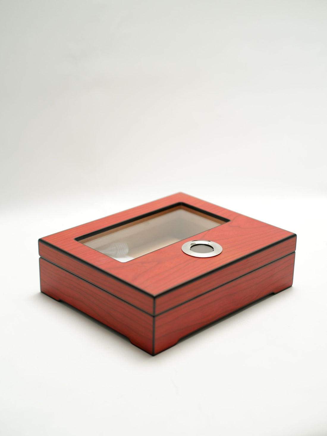 Parmida Vişne Puro Saklama Kutusu Nemlendirici Premium Humidor PHUM0265