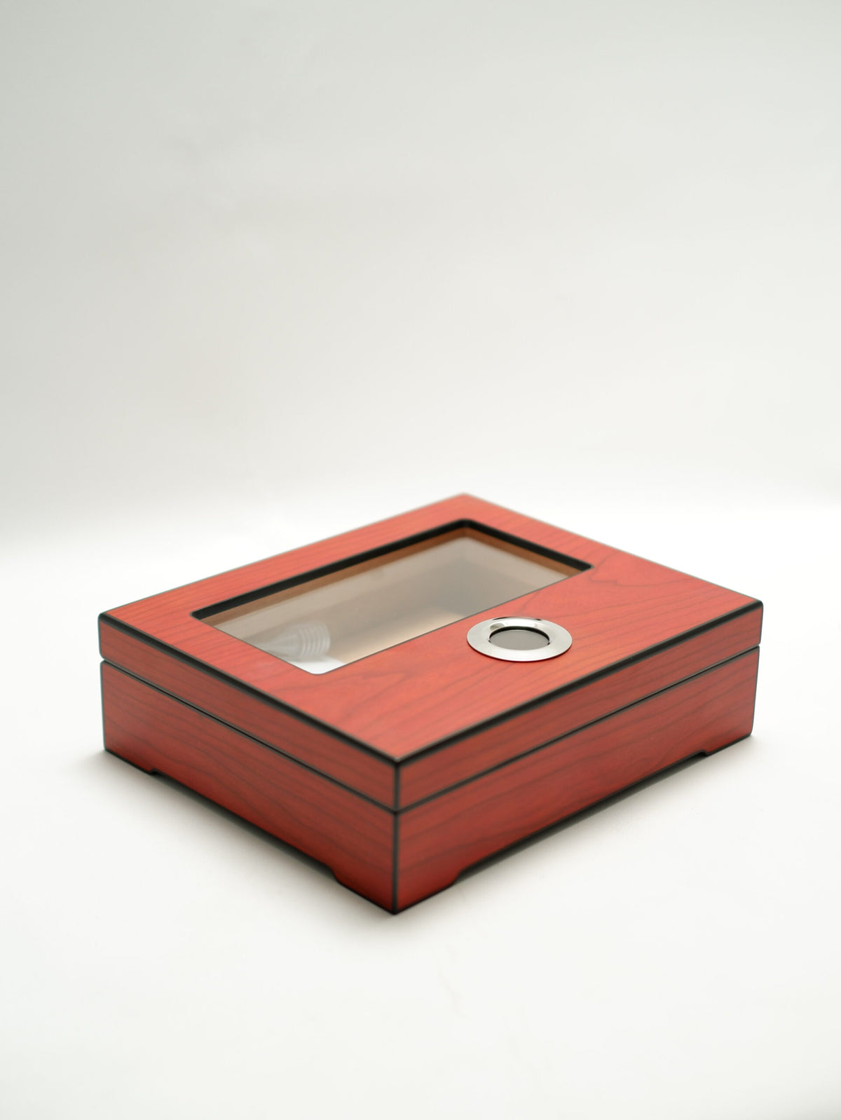 Parmida Vişne Puro Saklama Kutusu Nemlendirici Premium Humidor PHUM0265 – farklı açıdan görünüm