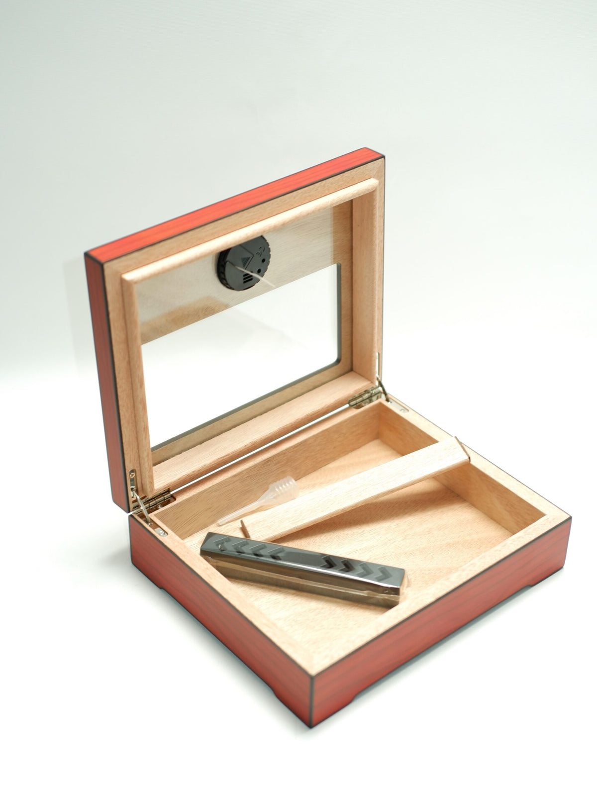 Parmida Vişne Puro Saklama Kutusu Nemlendirici Premium Humidor PHUM0265 – detay görünümü