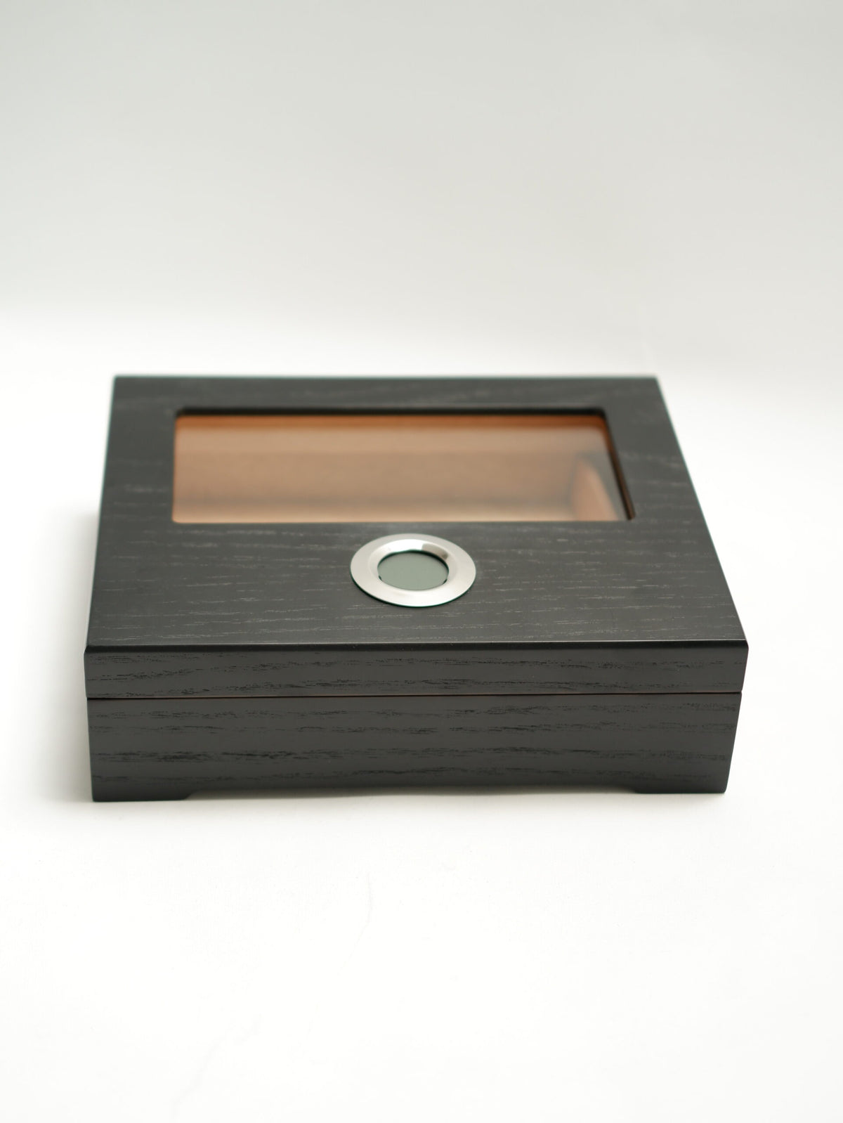 Parmida Siyah Puro Saklama Kutusu Nemlendirici Premium Humidor PHUM0263 – farklı açıdan görünüm