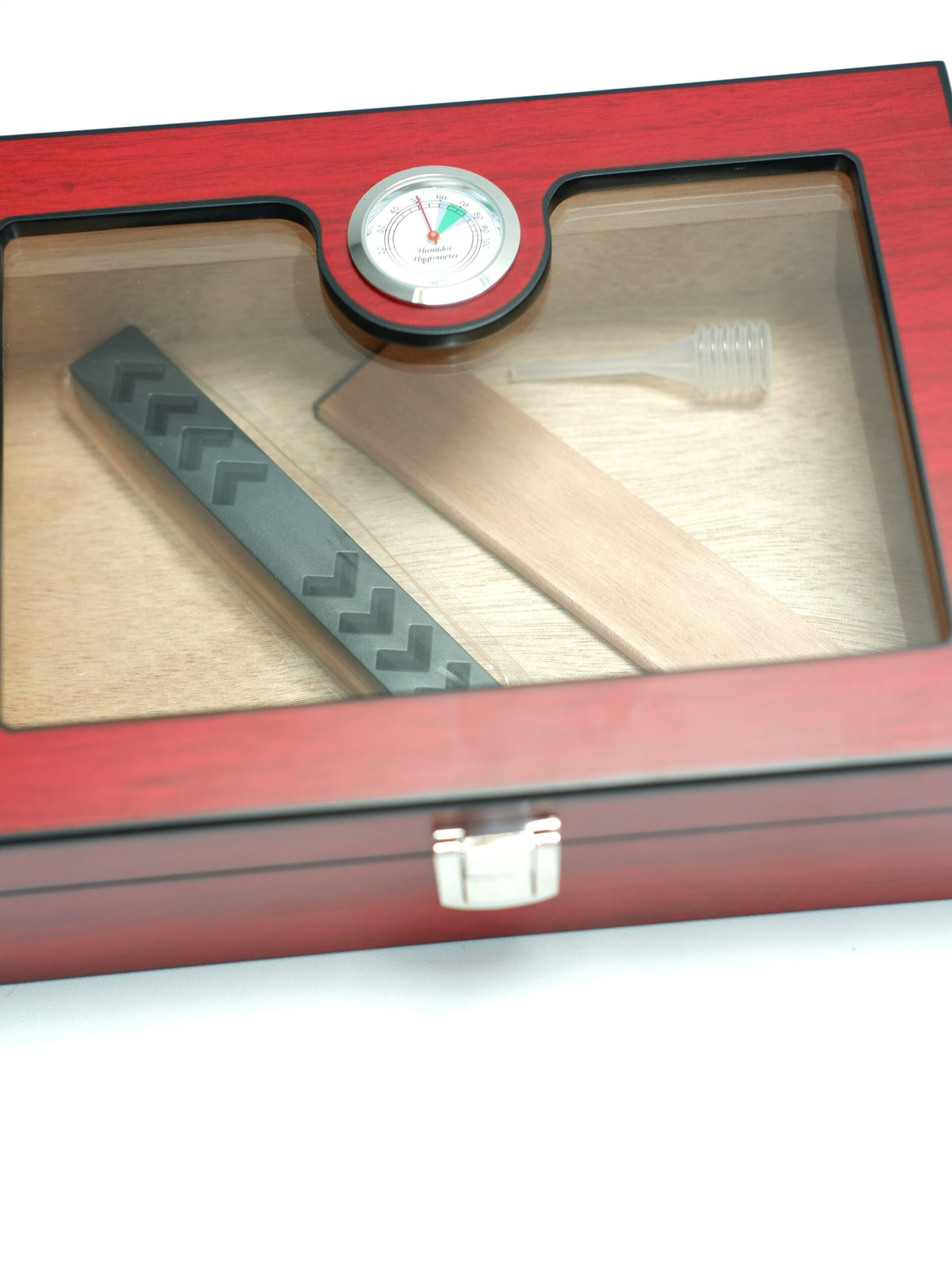 Parmida Humidor Puro Saklama Kutusu Nem Kontrollü Premium Humidor PHUM0268 – yan görünüm