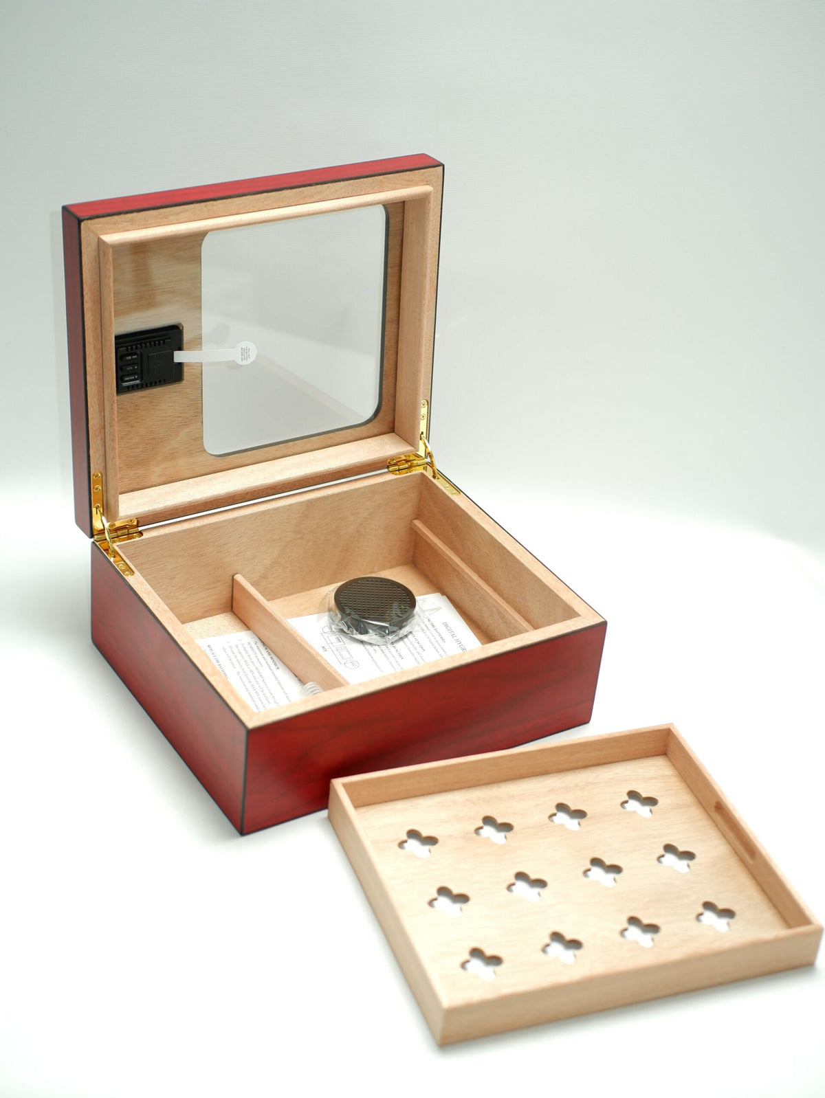 Parmida Humidor Puro Saklama Kutusu Nem Kontrollü Premium Humidor PHUM0269 – yan görünüm