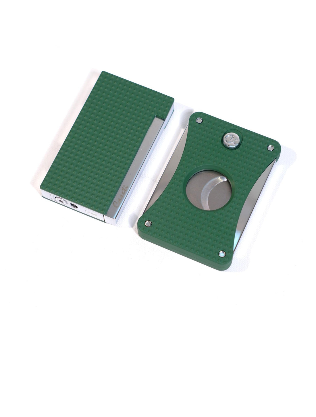 Caseti Yeşil 3D Tasarımlı Premium Puro Seti CAT003