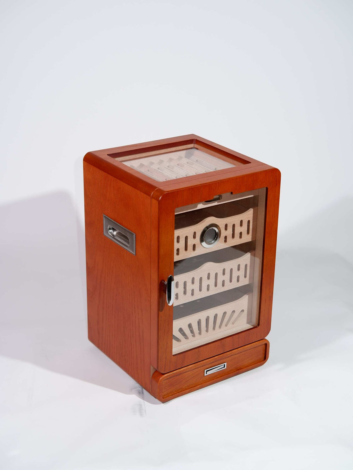 Parmida Kahverengi 3 Raflı Sedir Ağacı Nemlendirici Humidor PHUM0205 – genel görünüm