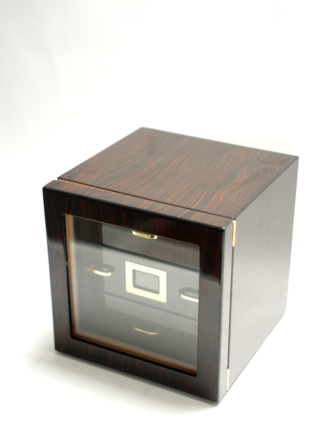 Cohiba Kahverengi Humidor Üç Çekmeceli Puro Saklama Kutusu PHUM0260